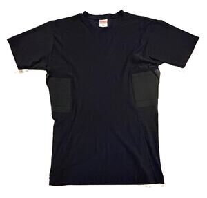 UnderTech UnderCover Men's Black Compression Shirt XXL Dual Security Pockets